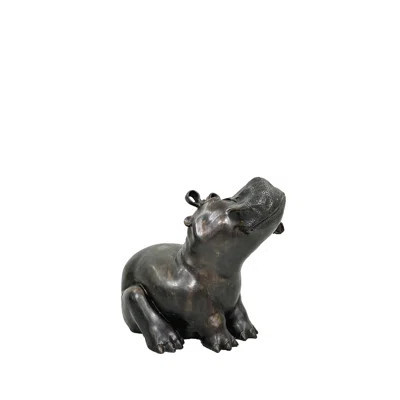 Bronze Hippo Fountain Sculpture | Wayfair North America