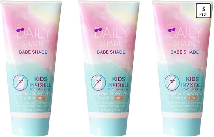 Babe Shade Kids Tinted Mineral Sunscreen for Face with SPF 30 - Non-Nano Zinc, Reef Safe, Travel ... | Amazon (US)