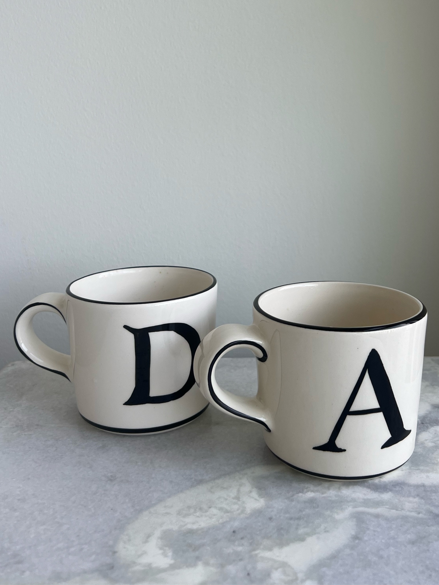 His & hers mugs make the perfect gift for the holidays🖤 love the black lined detail!! 

#LTKFindsUnder100 #LTKHome #LTKFindsUnder50