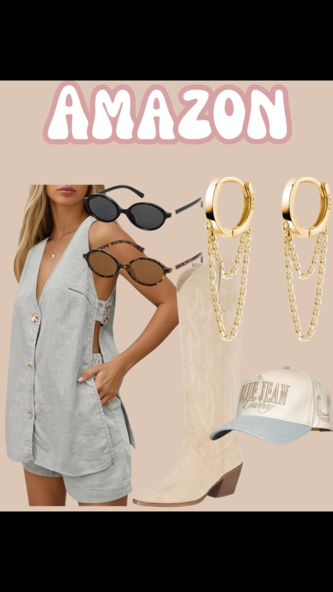 Western summer fashion from Amazon 
Rodeo outfit, country concert outfit, cowgirl boots, denim vest, rodeo style, country ootd, bachelorette trip outfit, Nashville outfit, summer ootd, summer style, festival outfit, amazon fashion, Amazon style, Memorial Day

#LTKootd #LTKTravel