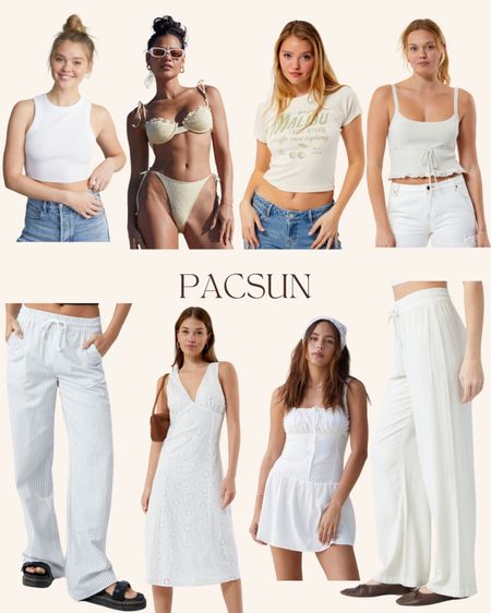 My favorites from Pacsun right now! Linen pants, spring dresses, cute tanks, and more! 