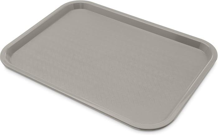 Carlisle FoodService Products CT121623 Café Standard Cafeteria / Fast Food Tray, 12" x 16", Gray | Amazon (US)