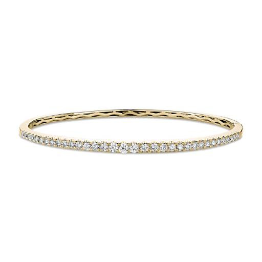Diamond Bangle in 14k Yellow Gold (1 1/10 ct. tw.) | Blue Nile | Blue Nile