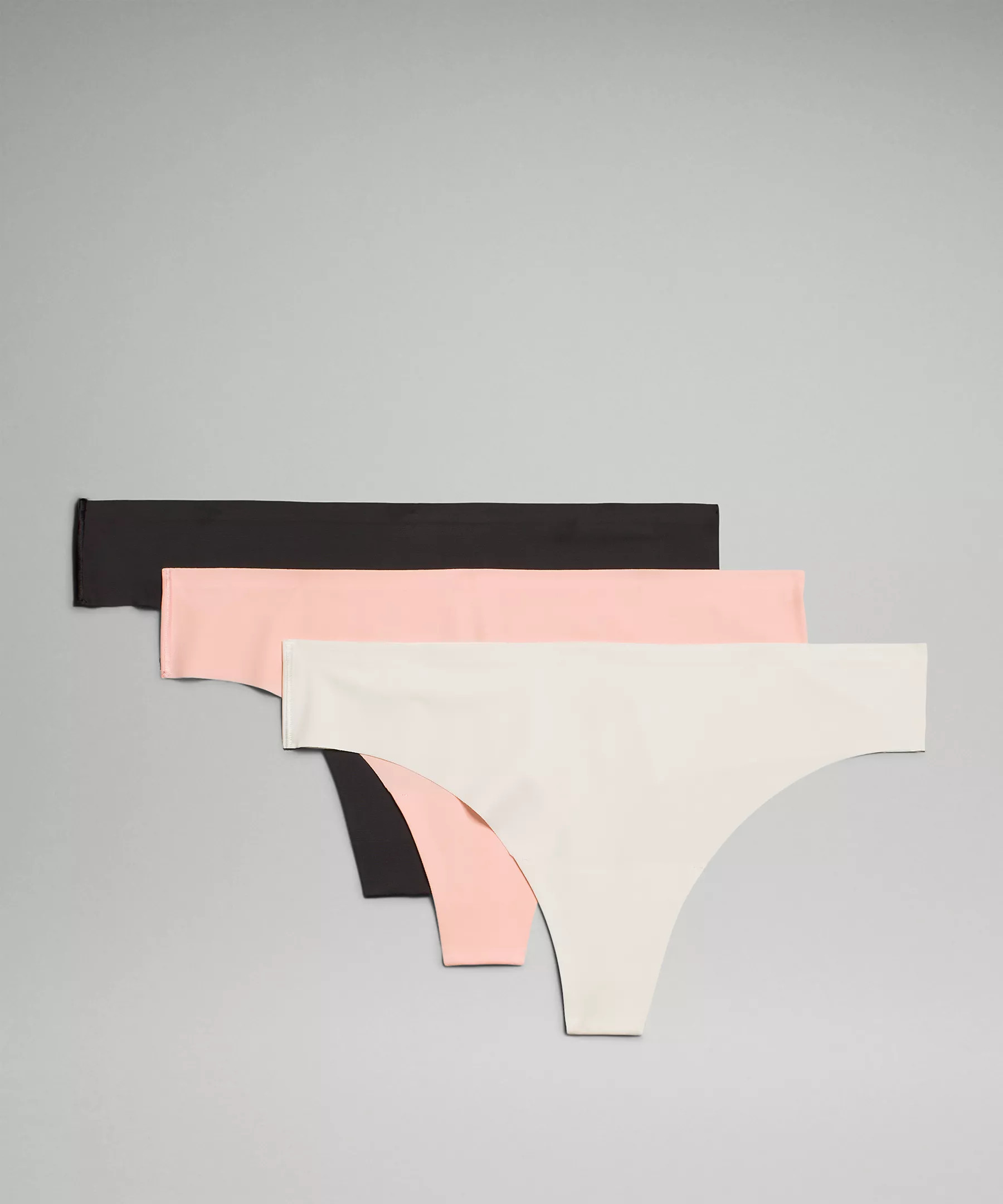 InvisiWear Mid-Rise Thong Underwear 3 Pack | Lululemon (US)