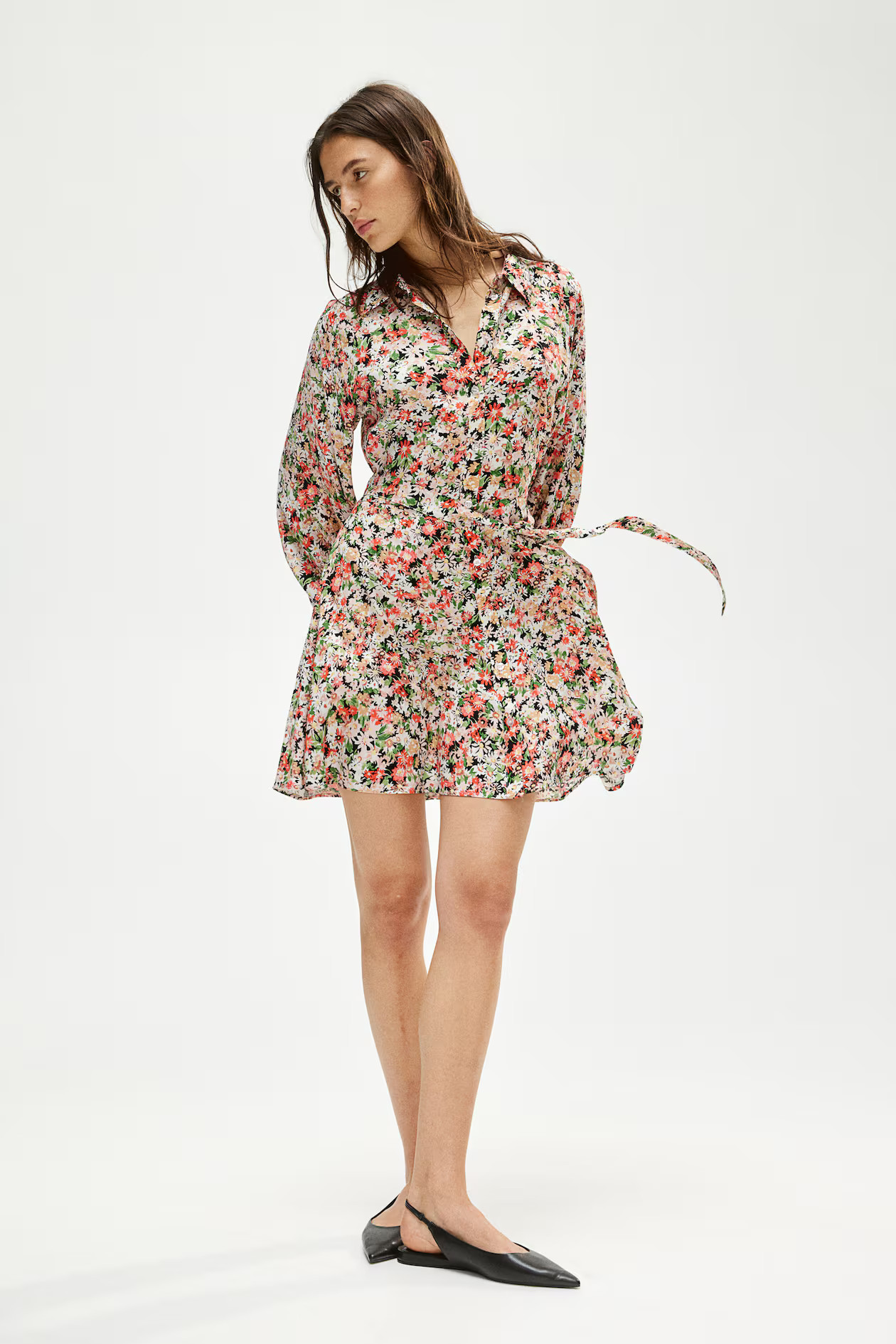 Balloon-sleeved Shirt Dress | H&M (US + CA)