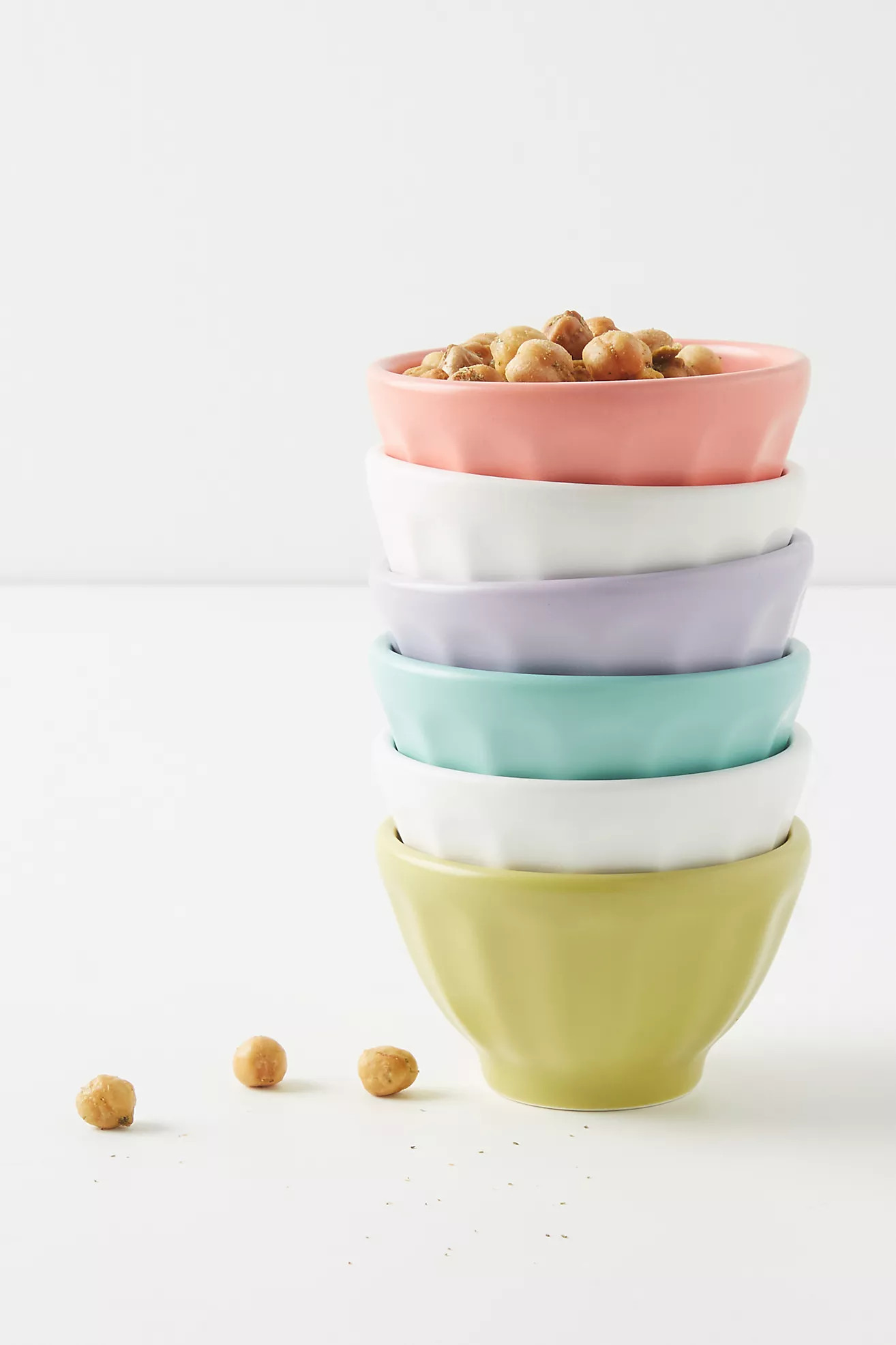 Mini Matte Latte Bowls, Set of 6 | Anthropologie (US)