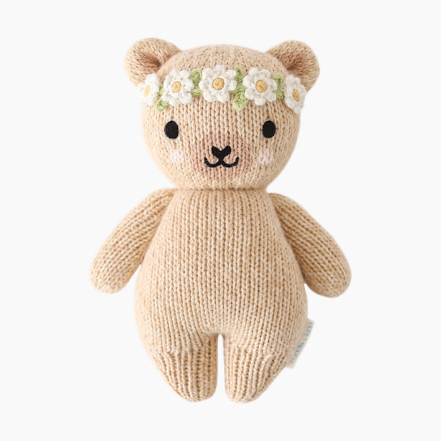 cuddle+kind Baby Animal in Baby Honey Bear/Flower Crown | 100% Cotton | Babylist