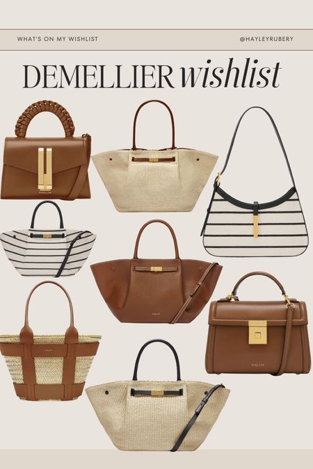 Demellier wish list 🤎 #Demellier #Spring #Springbags #handbagedit 

#LTKSeasonal #LTKitbag #LTKstyletip