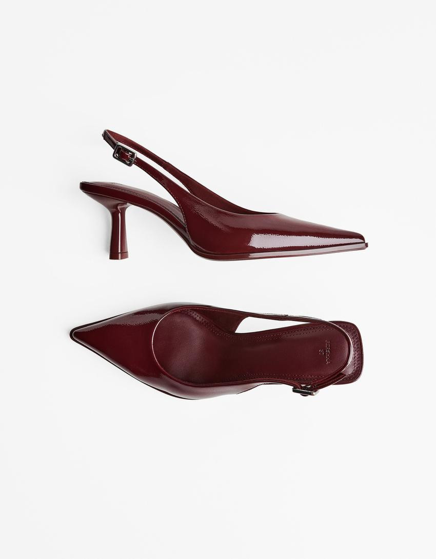 Kitten-Absatzschuhe mit offener Ferse - Neuheiten - Damen | Bershka DE