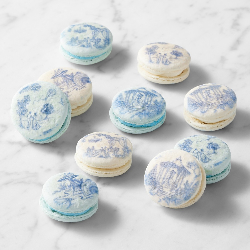 Bridgerton x Williams Sonoma Toile Macarons, Set of 10 | Williams-Sonoma
