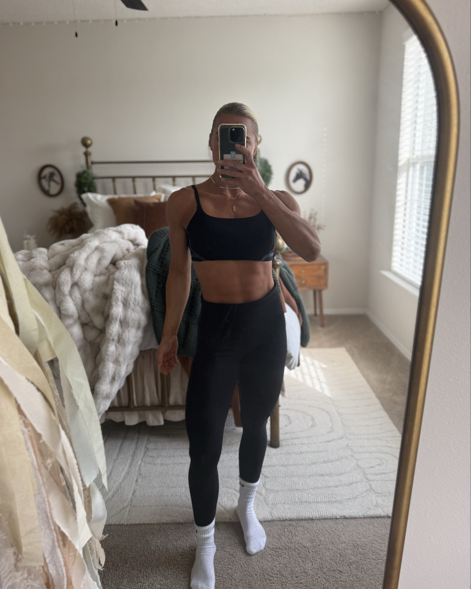 Perfect top for upper/lower body day. Love the side detail. Medium support. 

#LTKActive