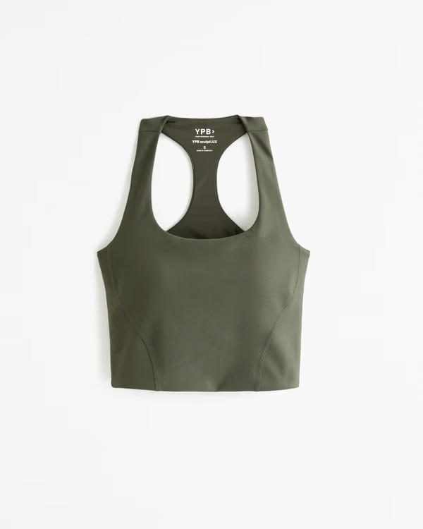 YPB sculptLUX Scoopneck Slim Tank | Abercrombie & Fitch (US)