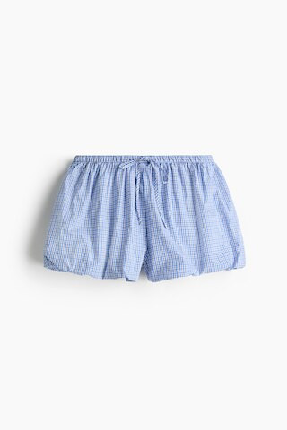 H & M - Cotton Balloon-Leg Beach Shorts - Blue | H&M (US + CA)