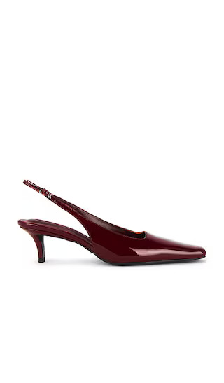 Favorite Zaaki Slingback Pump in Bordeaux Patent

              
    
        
        
         ... | Revolve Clothing (Global)