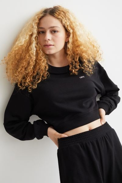 Crop Sweatshirt | H&M (US + CA)