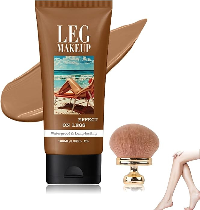Legs Makeup Waterproof with Brush,No Transfer Body Concealer,Tattoo Cover Up Makeup Waterproof,Lo... | Amazon (US)