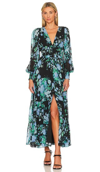 Frida Maxi Dress in Free Woman Black | Revolve Clothing (Global)
