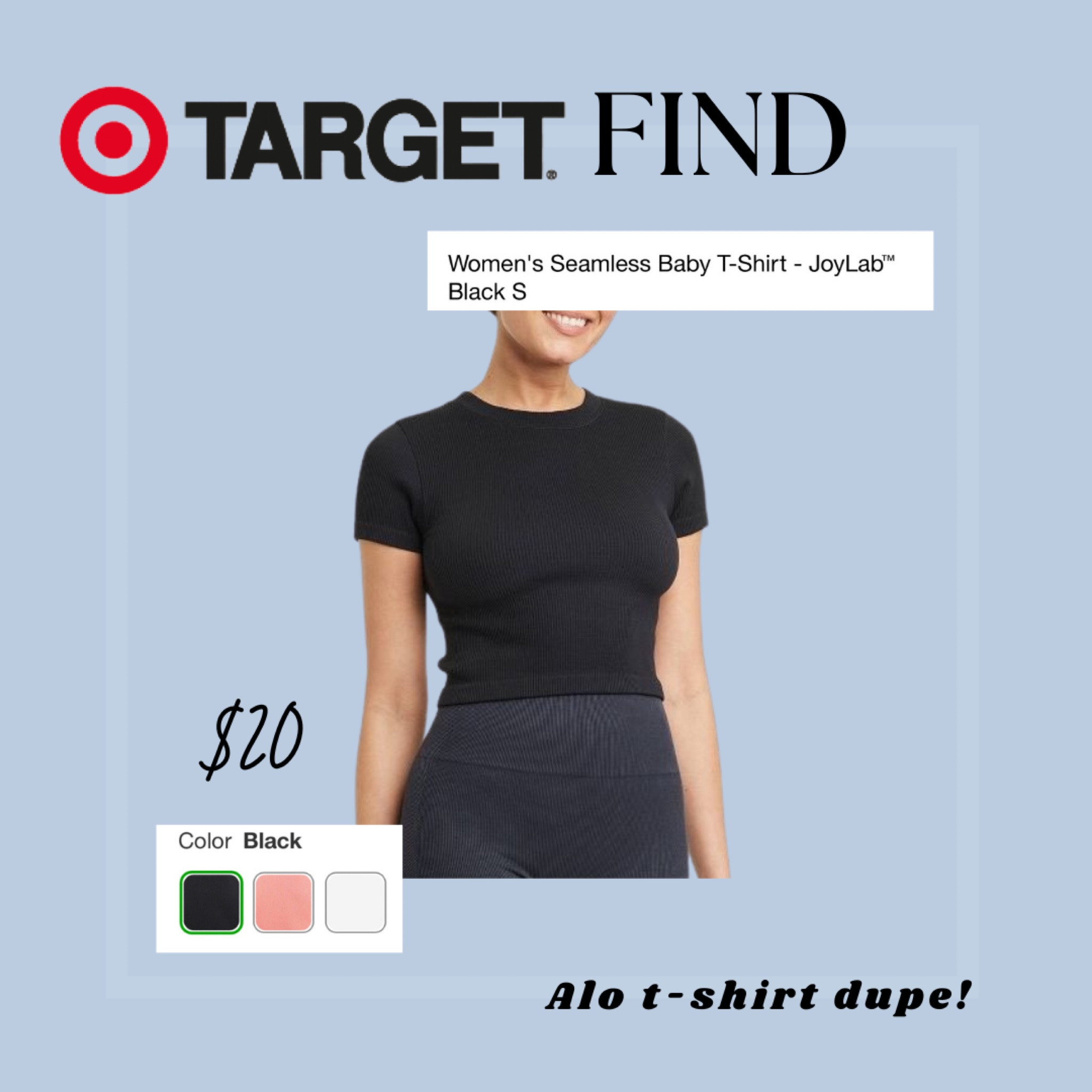 Target find of the day! This shirt is so similar to my Alo t-shirts I wear all the time for half the price! 🤍




Target find / baby tshirt / seamless workout set / matching set / target / viral / Alo Yoga / Lululemon