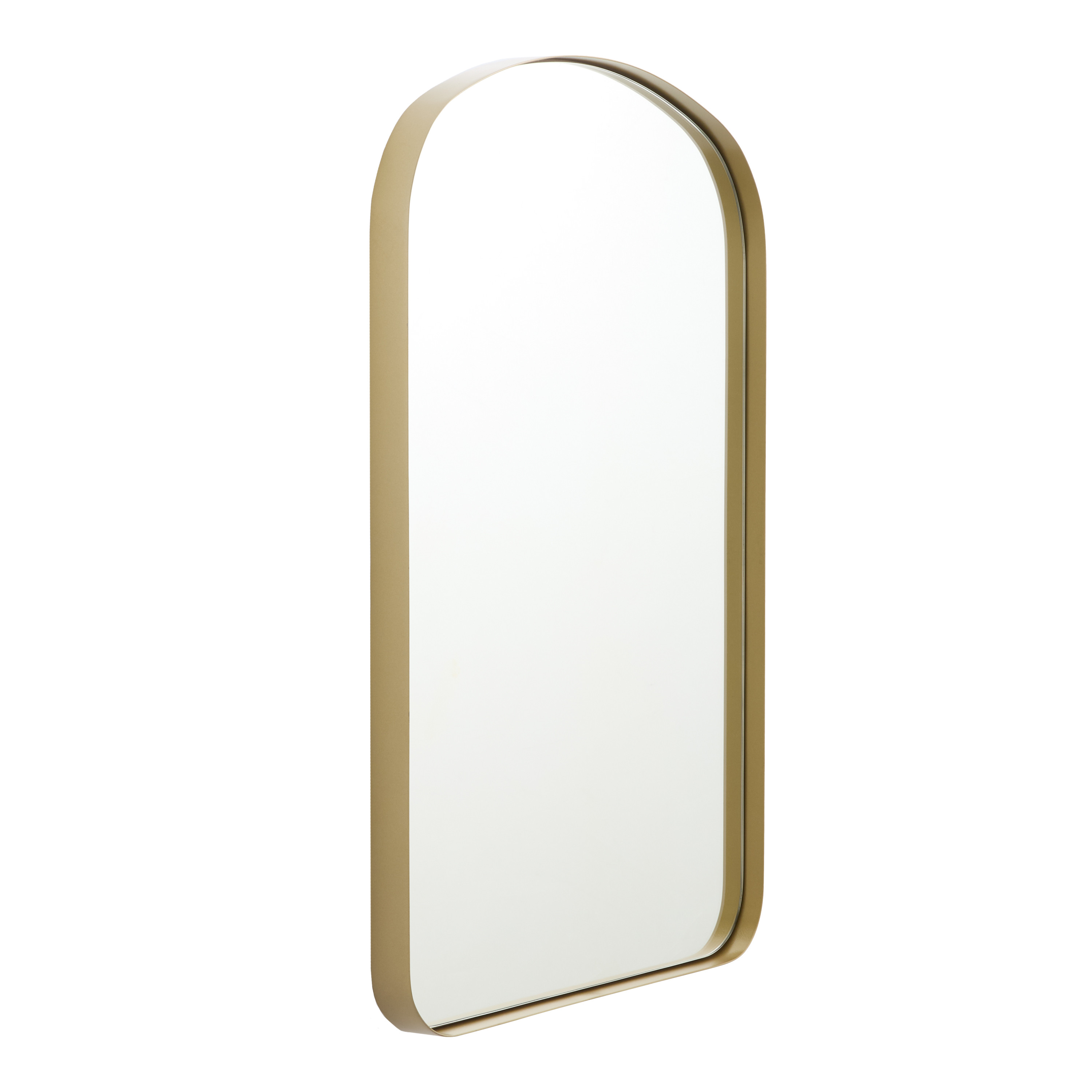 Gold Metal Arched Wall Mirror | World Market