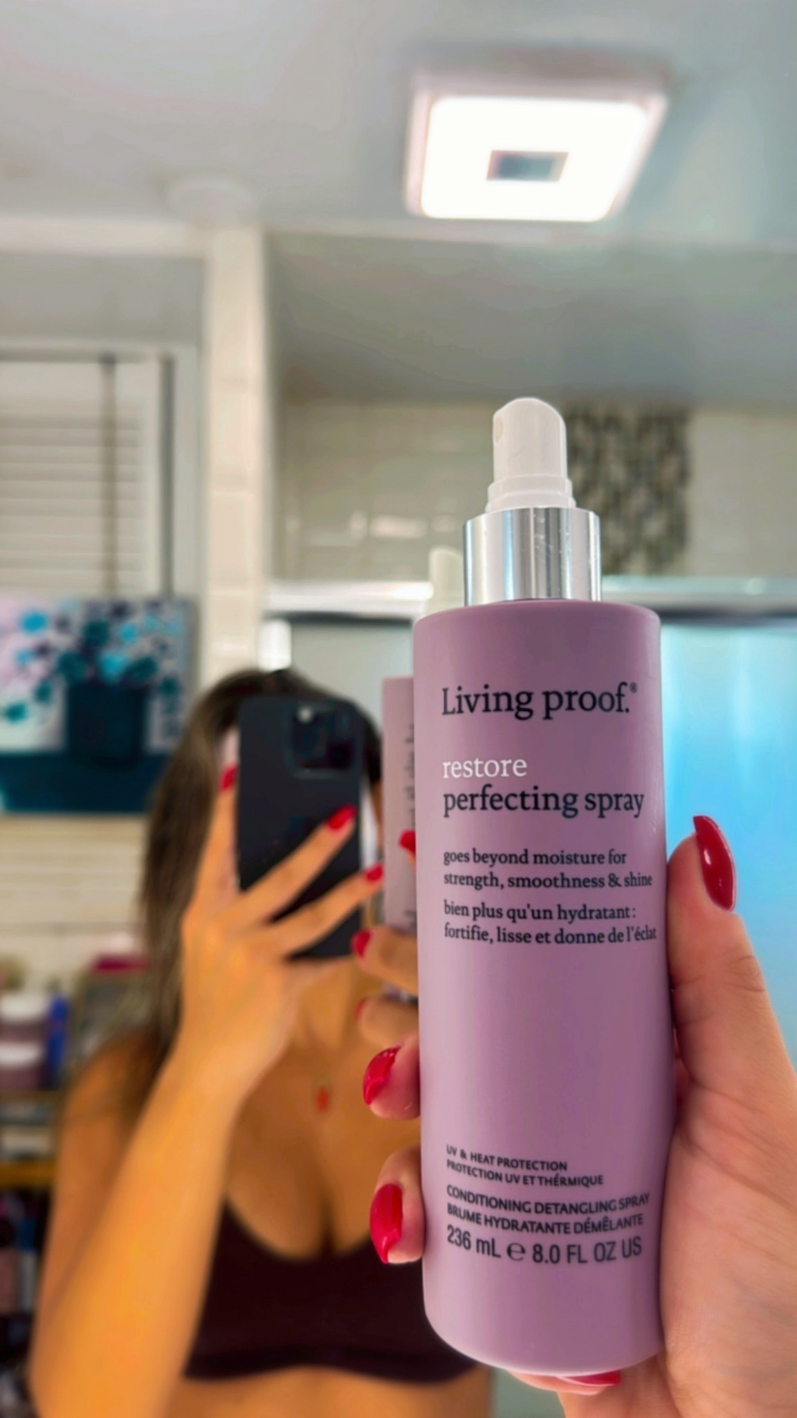 I lose the cap to everything BUT this is hands down the best leave-in conditioner/detangling spray. Today was hair wash day & this is a must before I blow dry my hair.

#LTKFindsUnder50 #LTKStyleTip #LTKBeauty