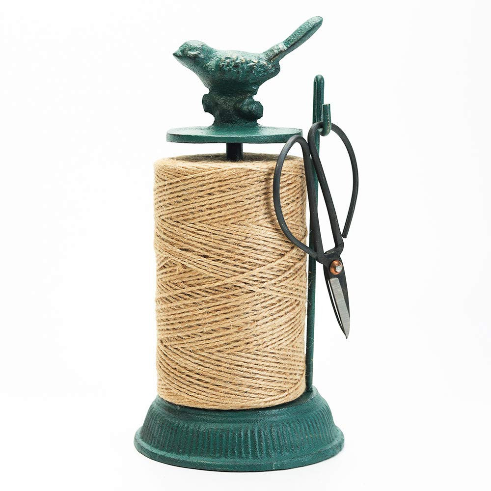 Sungmor Cast Iron Garden Twine Holder Set - 1300ft. Natural Jute Twine String & Rope Rack & Sciss... | Amazon (US)