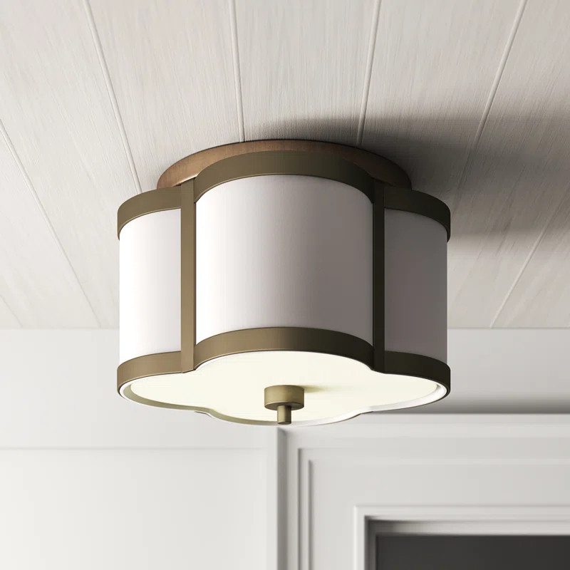 Luxton Fabric Flush Mount | Wayfair North America