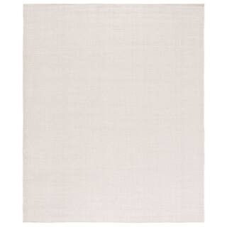SAFAVIEH Vermont 9 ft. x 12 ft. Ivory Solid Color Area Rug VRM801A-9 - The Home Depot | The Home Depot