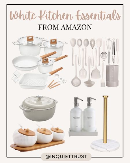 White kitchen essentials from Amazon!

#amazonfinds #kitchenrefresh #kitchenfinds #homefinds #kitchenware

#LTKFind #LTKhome