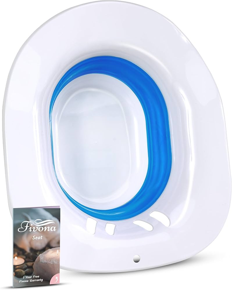 Fivona Unisex Sitz Bath Seat for Soak - Hemorrhoid, Fissure, Postpartum Care - BPA Free, Ergonomi... | Amazon (US)