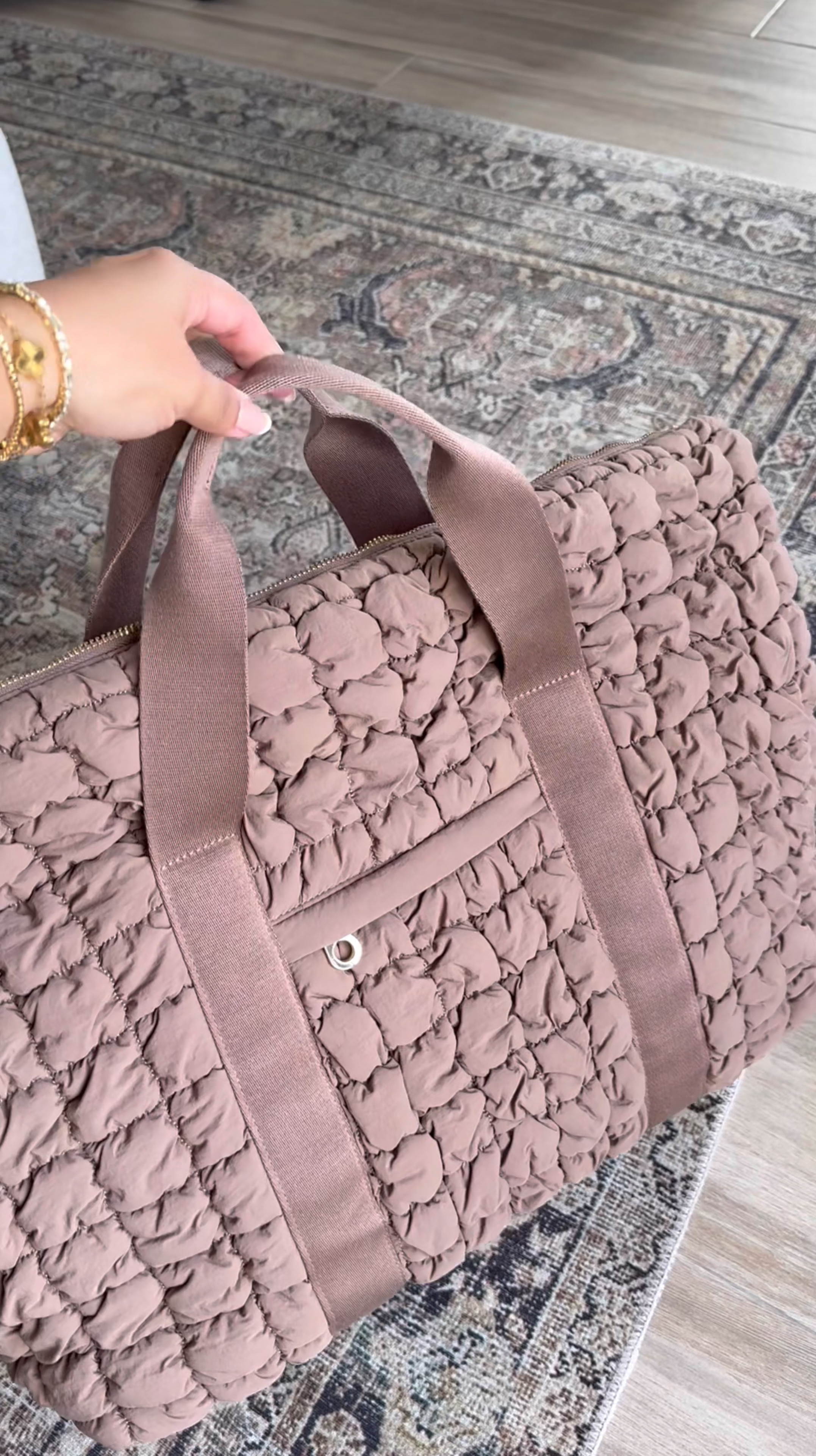 The best weekender - I  said what I said 🙌🏼 
insanely lightweight and fits SO MUCH! Has a luggage strap, a shoulder strap and it’s 10/10 🤎 

#targetfind #target #weekender #luggage #dufflebag #travelbag #bag #packing 

#LTKWatchNow #LTKTravel #LTKFindsUnder50