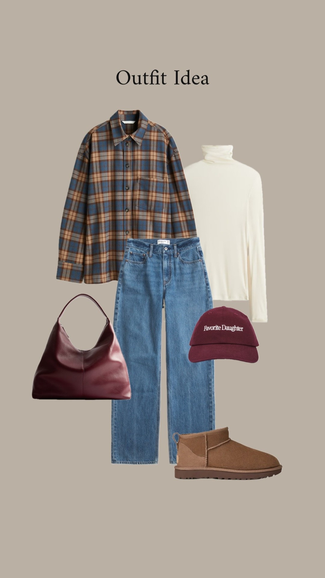 Casual Autumn outfit idea with Ugg ultra mini and burgundy accessories 🍂

#LTKsale #LTKautumn #LTKjeans