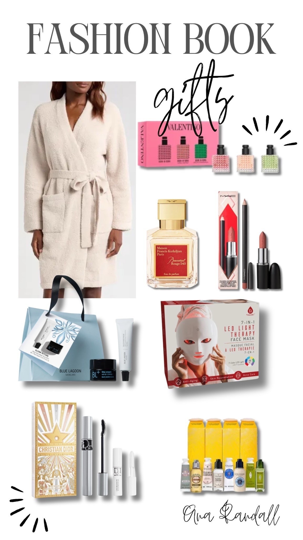 🎁 Fashion Book Gifts ✨

Holiday gifting made chic + cozy! From luxe skincare sets to iconic perfumes and beauty must-haves — these are the perfect treats for yourself or someone special 💛

Save this for your gift list 📝 and tap to shop your faves!

#GiftGuide #LuxuryGifts #FashionBookStyle #GiftIdeas


#LTKHoliday #LTKGiftGuide #LTKFindsUnder50