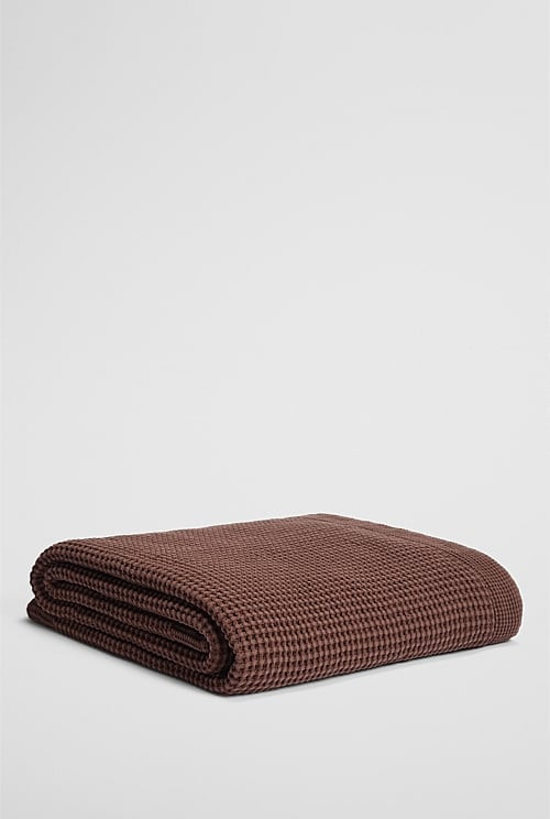 Monti Cotton Waffle Blanket | Country Road