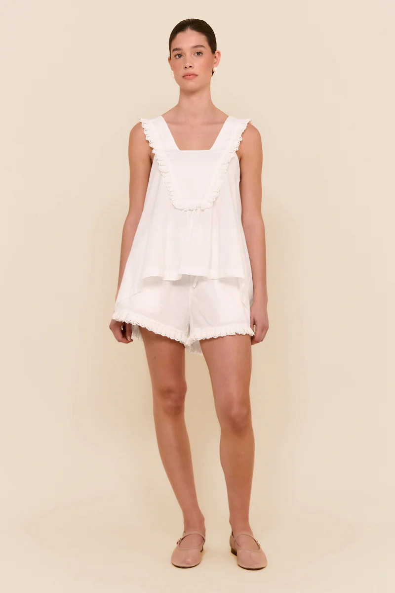 Elsie Sleep Set - Cotton Modal - Off White | Piyama