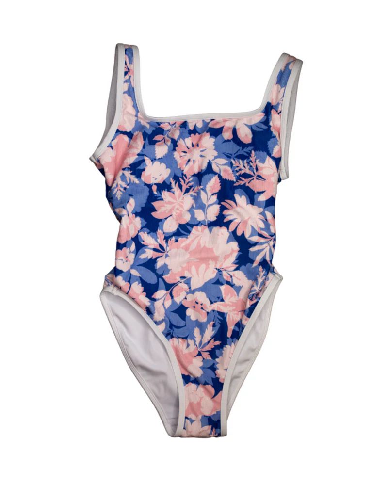 Ocean Isle One Piece - Montage Blue/Pink Tiare Hawaii X LainSnow | LainSnow