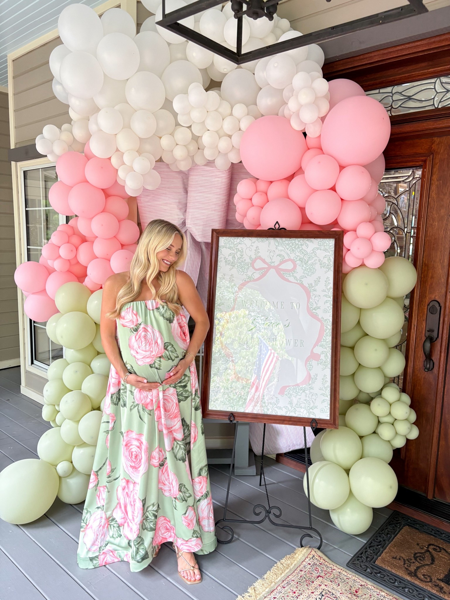 the most perfect baby shower dress 🩷

#LTKStyleTip #LTKParties #LTKBump