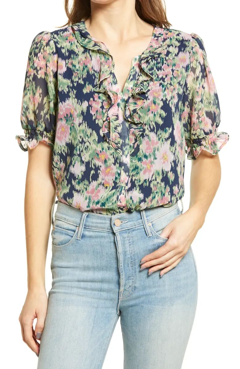 Floral Ruffle Top | Nordstrom