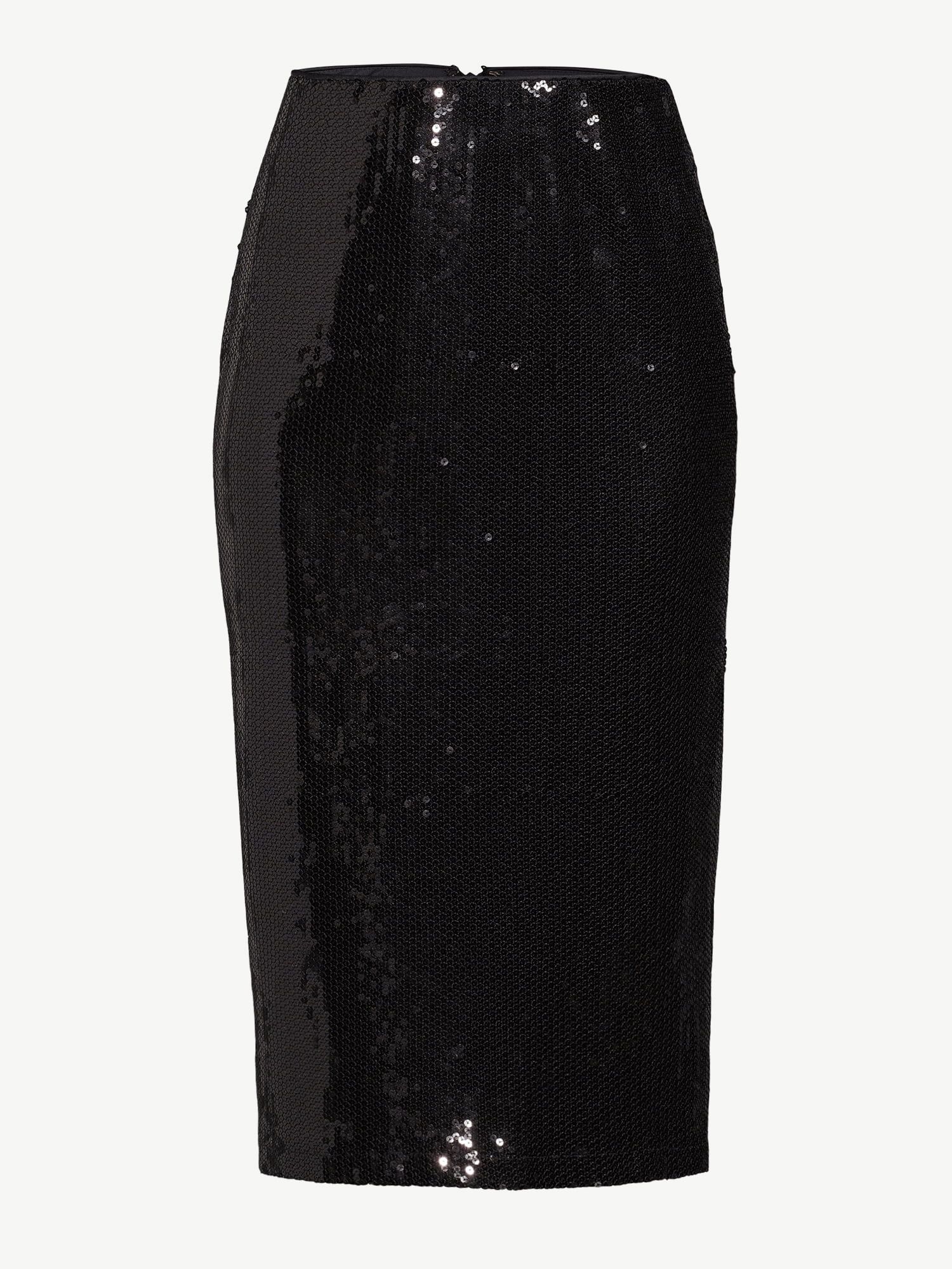 Scoop Women's Sequin Midi Pencil Skirt - Walmart.com | Walmart (US)