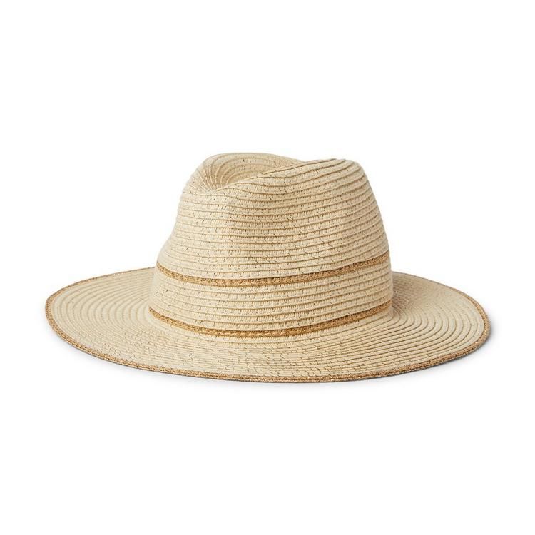 Gold Stripe Straw Sun Hat | Janie and Jack