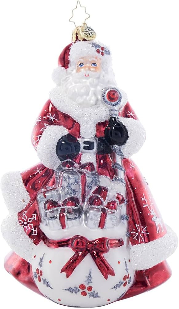 Christopher Radko Hand-Crafted European Glass Christmas Tree Decorative Ornament, Frosty Fawn San... | Amazon (US)
