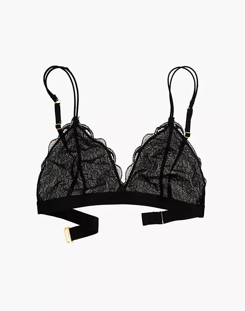 Lace Liana Triangle Bralette | Madewell