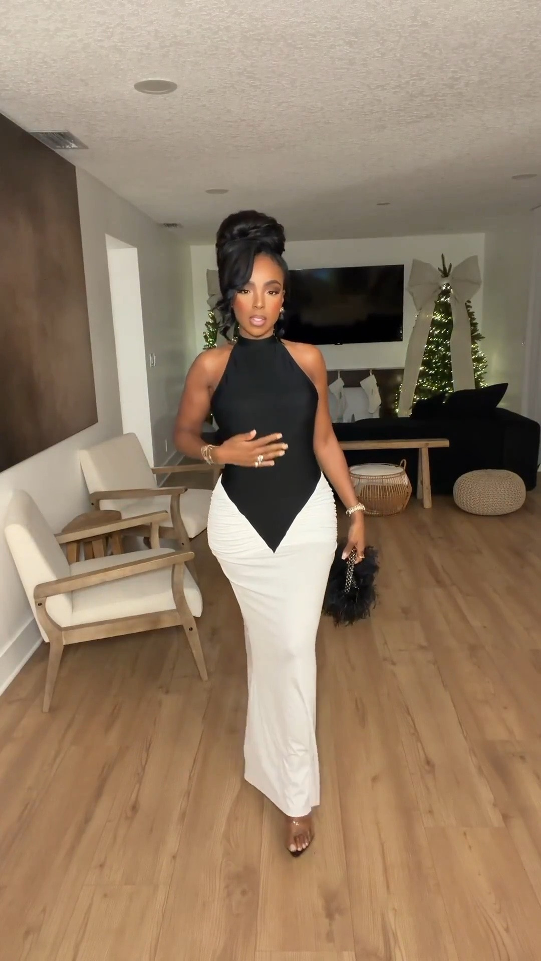 BLACK + CREAM = ALWAYS ELEGANT 🖤🤍

This sleek black top with the ruched cream maxi skirt is such an easy elevated look. Perfect for dinner, date night, holiday events or anywhere you want something simple that still feels special.

Wearing: Size Small | 5’4” | 140 lbs | 34D-27-40

black and cream outfit, black top outfit, cream maxi skirt, elegant date night outfit, holiday dinner outfit, classy evening look, special occasion outfit, monochrome neutral outfit, petite evening style, fall dinner outfit, chic maxi skirt outfit, elevated women’s fashion

📲 Download the FREE LTK app & follow me (@kirasfashionfinds).

#LTKPetite #LTKStyle