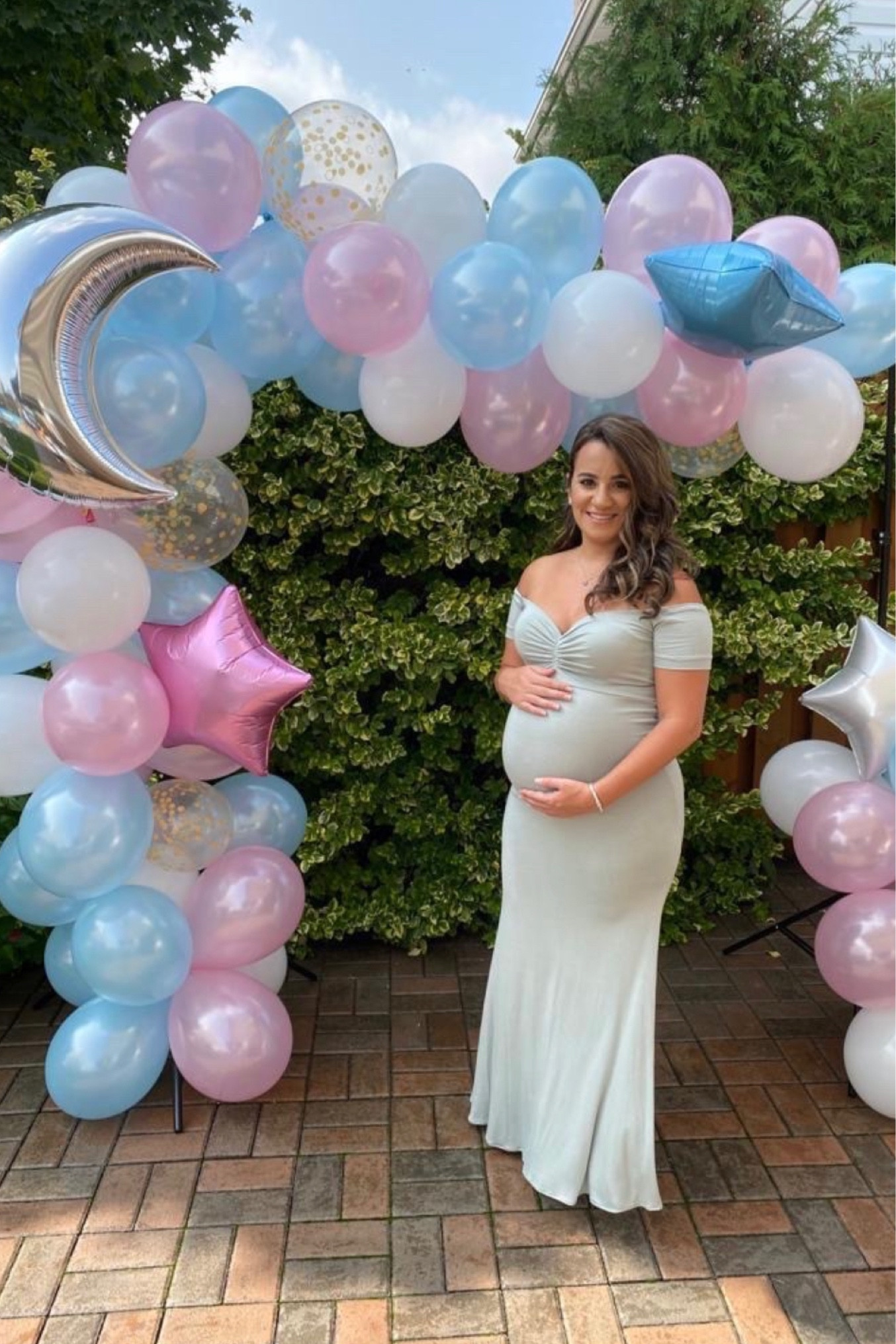 This mint green baby shower dress is so cute!

#LTKbump #LTKFind