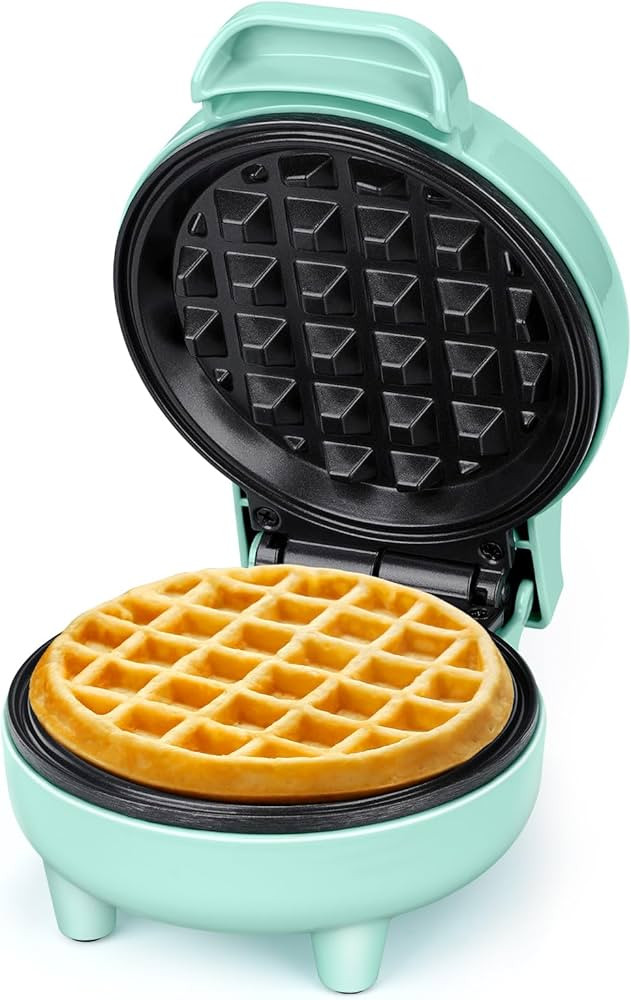 SNAILAR Mini Waffle Maker, 550W Waffle Iron, Ready Indicator Light, Non Stick Coating, Cool Touch... | Amazon (UK)