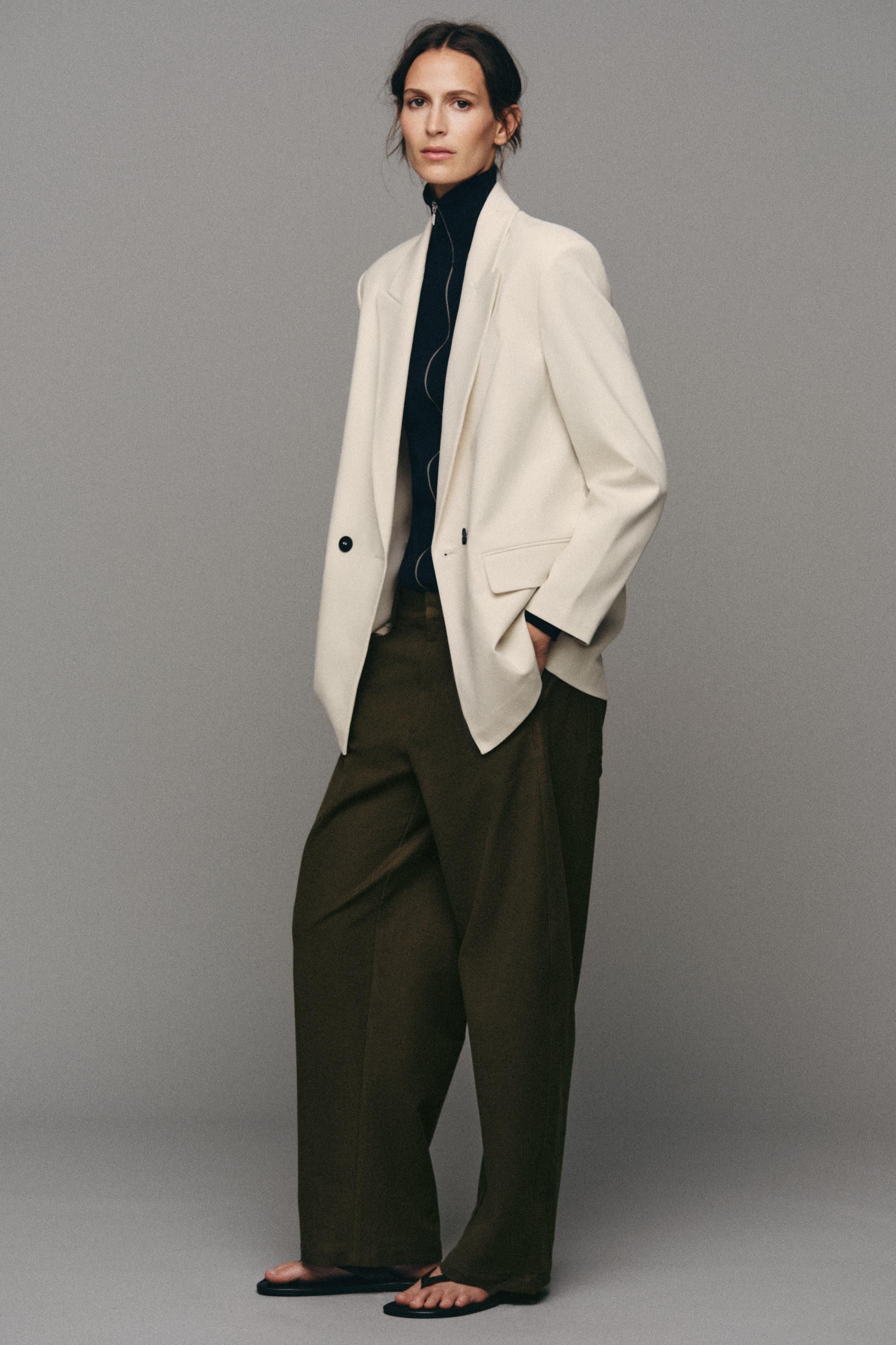 OVERSIZED DOUBLE-BREASTED BLAZER | Zara UK