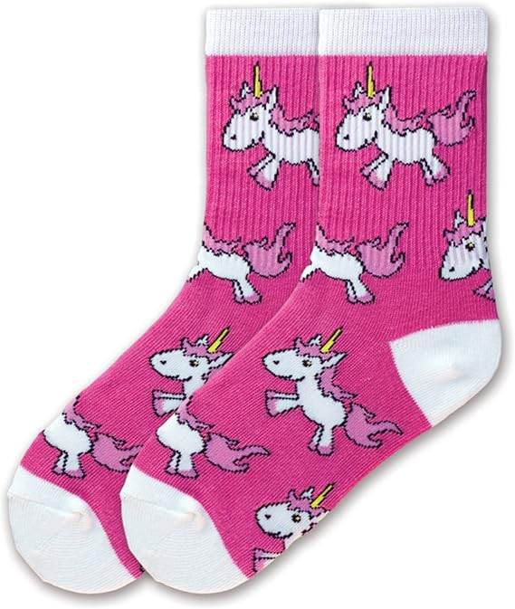 K. Bell Kids' Fun Conversation Starter Crew Socks-1 Pairs-Cool Casual Novelty Gifts | Amazon (US)