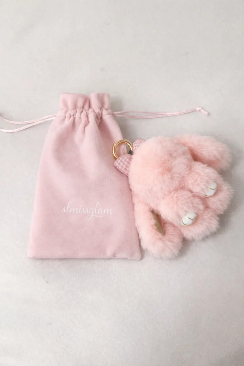 Pink Bunny Keychain🎀 | SLMISSGLAM BEAUTY INC