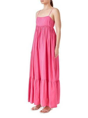 Babydoll Flounce Sleeveless Maxi Dress | Saks Fifth Avenue OFF 5TH