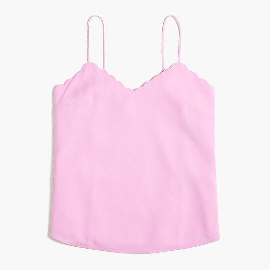 Scalloped cami topItem BF810 
 
 
 
 
 There are no reviews for this product.Be the first to comm... | J.Crew Factory