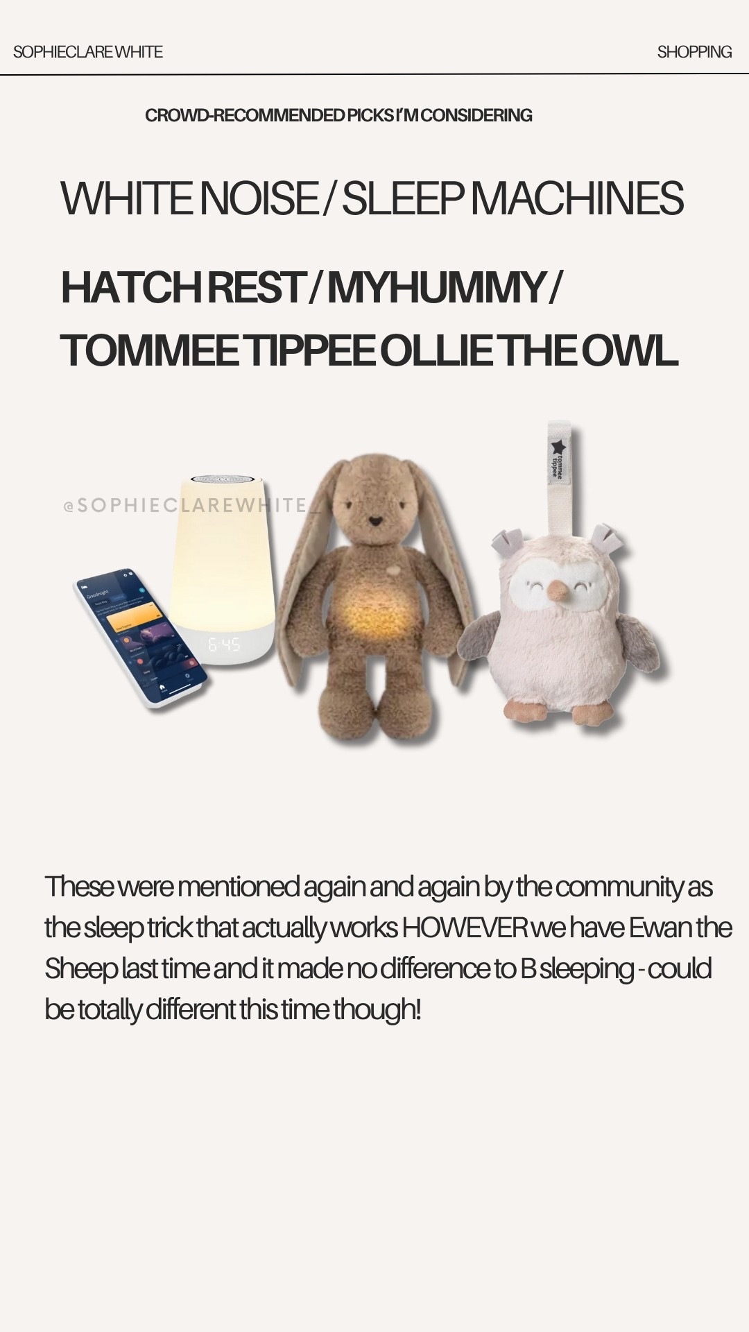 Sleep aids 

#LTKuk #LTKbaby #LTKmaternity